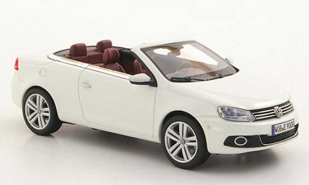 Volkswagen Eos 1/43 Kyosho wit 2011 modelauto
