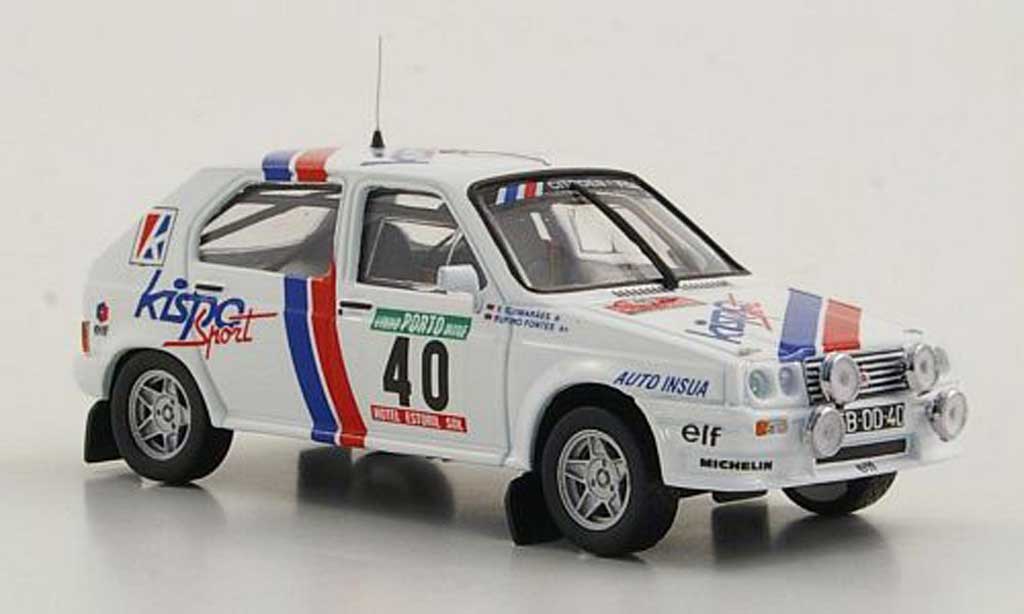 Citroen Visa 1/43 Mini Partes Chrono Gr.B No.40 R.Fontes / V.Guimaraes Rally Portugal 1983 modelauto