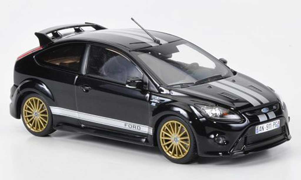 Ford Focus RS Le Mans 1/43 Minichamps RS Le Mans Edition zwart (GT 40 Design 1966) Sondermodell MCW 2010 modelauto