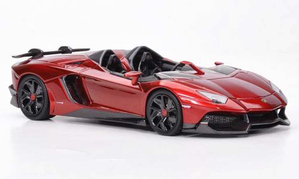 Lamborghini Aventador J 1/43 Look Smart J rood Autosalon Genf 2012 modelauto
