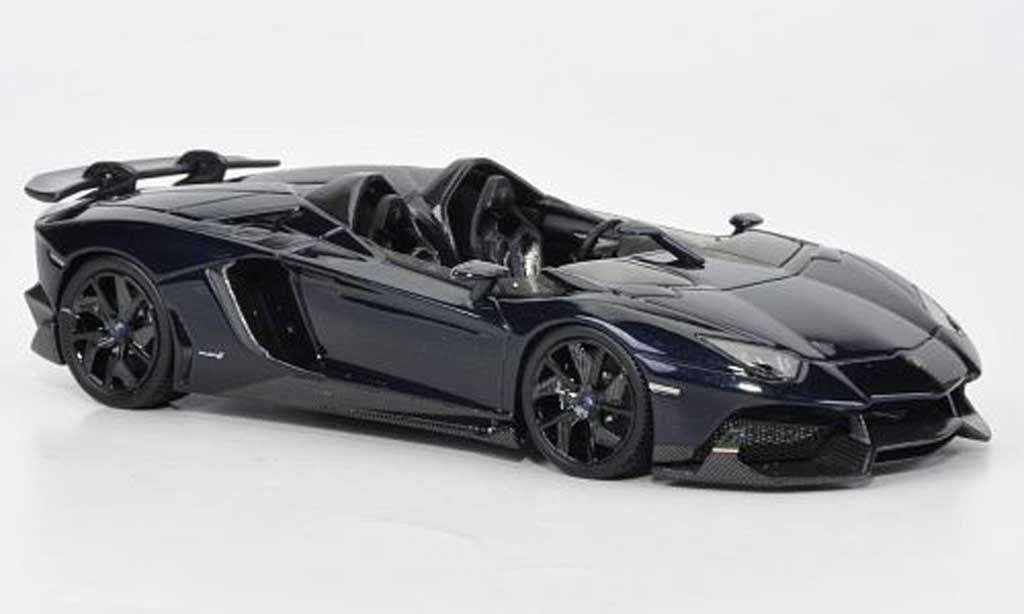 Lamborghini Aventador J 1/43 Look Smart J blauw Autosalon Genf 2012 modelauto