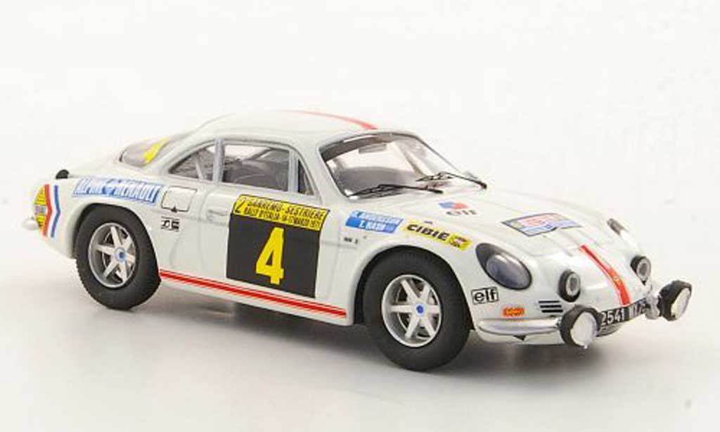 Alpine A110 1/43 Trofeu 1600S No.4 O.Andersson / T.Nash Rally San Remo 1971 modelauto