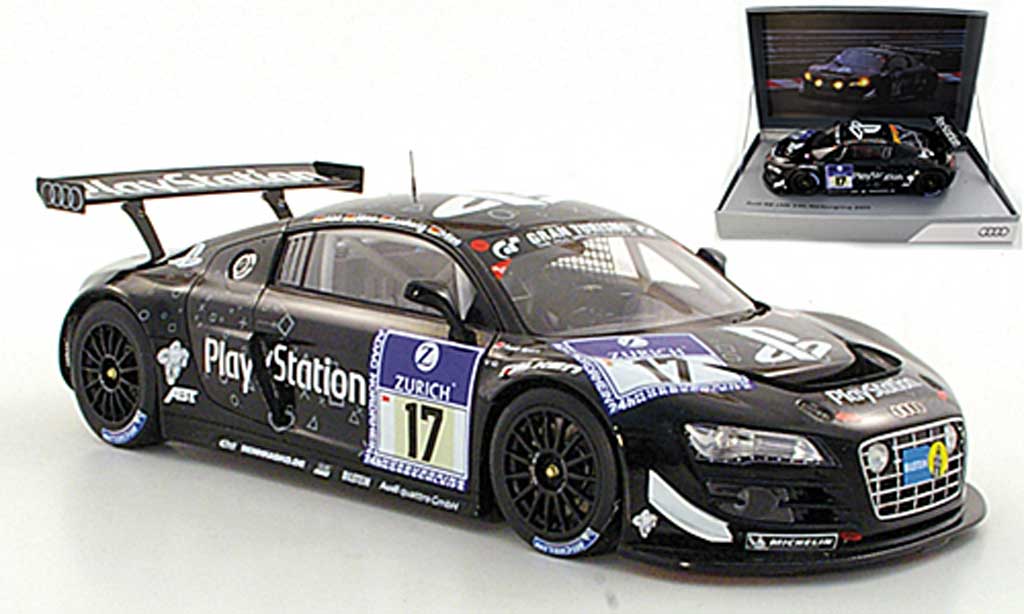 Audi R8 LMS 1/18 Spark LMS No.17 PlayStation Abt / Jons / Ludwig / MiesADAC 24h Nurburgring 2011 modelauto