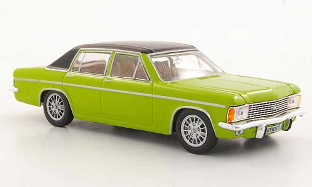 Opel Admiral 1/43 Hachette B grun/zwart (ohne Magazin) 1969 modelauto