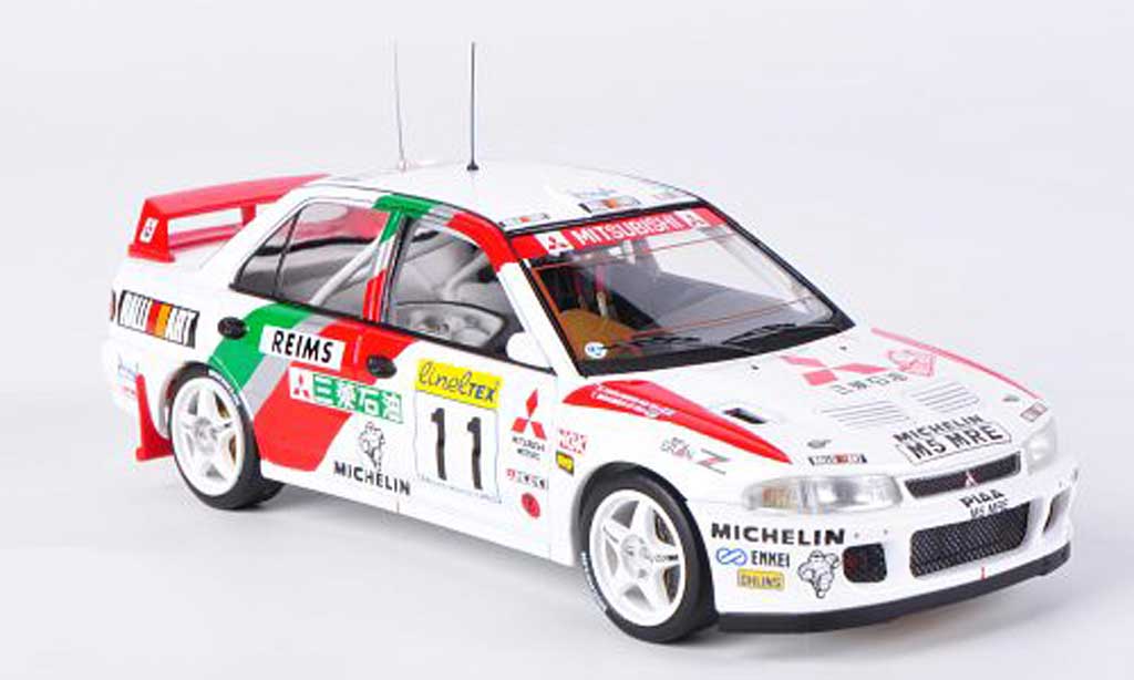 Mitsubishi Lancer Evolution II 1/43 HPI Evolution II No.11 T.Makinen / S.Harjanne Rally Monte Carlo 1995 modelauto
