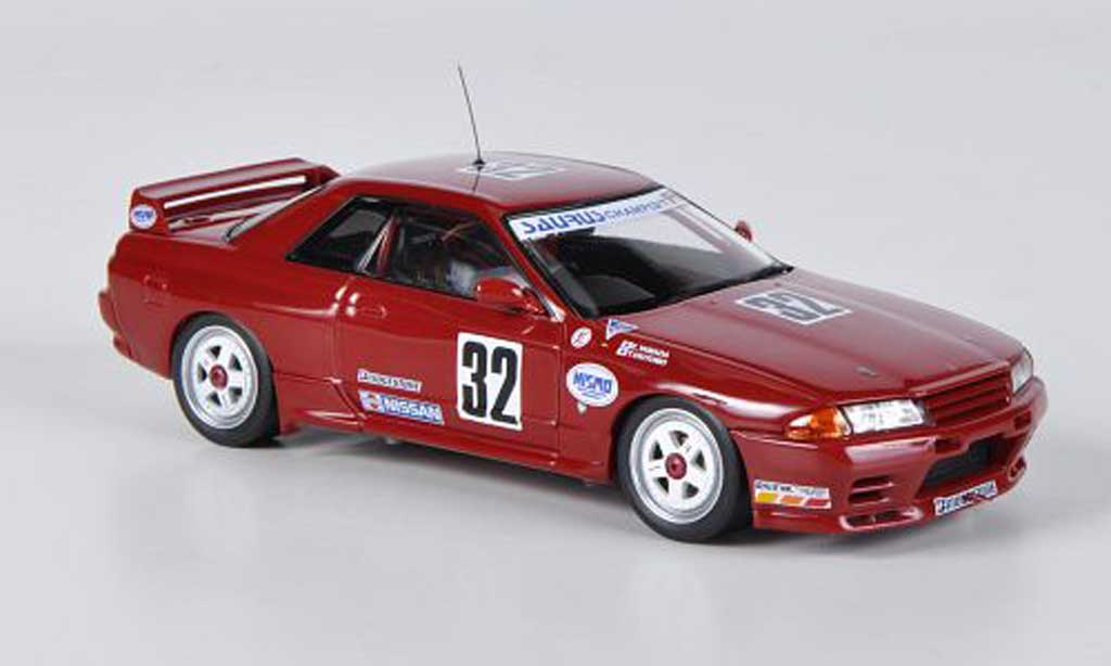 Nissan Skyline R32 1/43 HPI R32 GT-R No.32 Saurus Champ / Nismo E.Yamada / T.Okitomo JTC 1991 modelauto