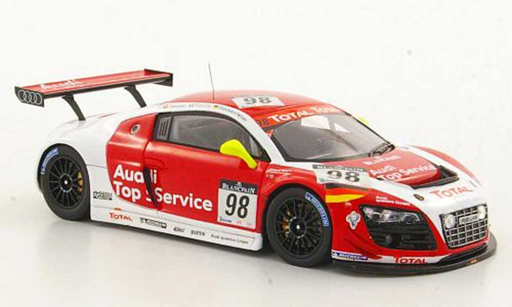 Audi R8 LMS 1/43 Spark LMS No.98 Top Service Fassler / Piccini / Rockenfeller 24h Spa 2011 modelauto