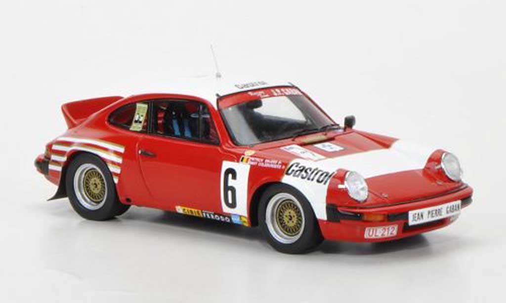 Porsche 930 1/43 Spark SC No.6 Bastos Racing Team J.P.Gaban P.Snijers / D.Colebunders Rally-Circuit des Ardennes 1983 modelauto