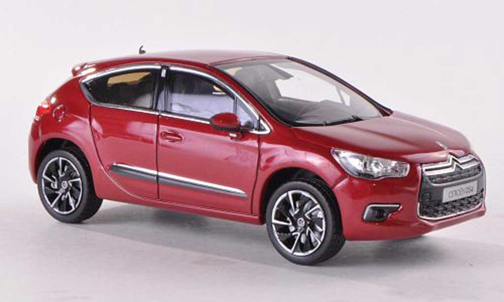 DS Automobiles DS4 1/43 Norev rood 2011 modelauto