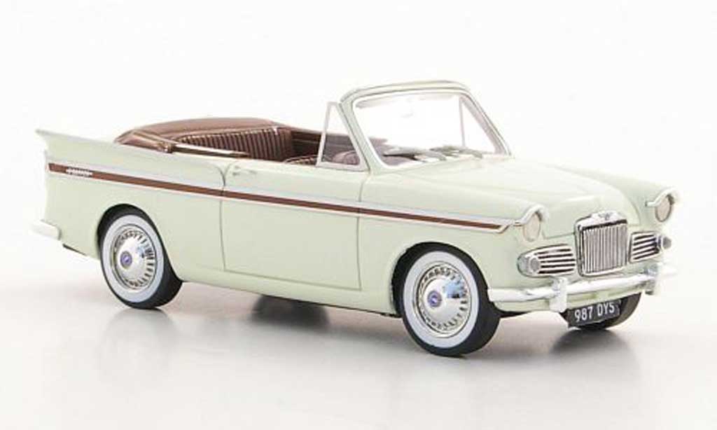 Sunbeam Rapier 1/43 Silas Models Series IIIa Cabriolet beige/bruin 1961 modelauto
