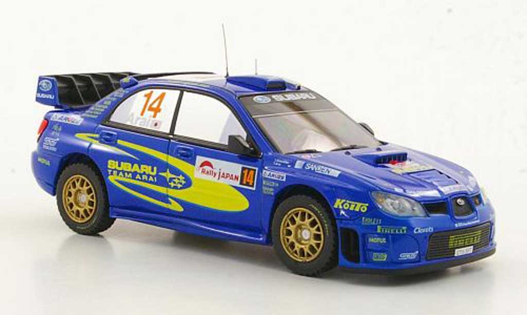 Subaru Impreza WRC 1/43 HPI WRC No.14 Team Arai T.Arai / T.Sircombe Rally Japan 2006 modelauto