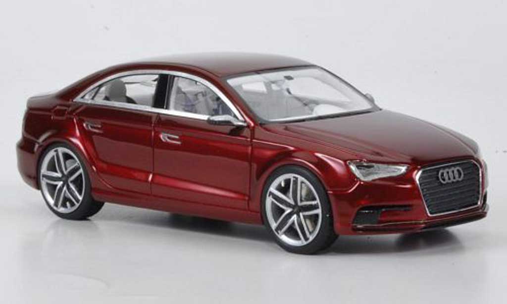 Audi A3 1/43 Look Smart Concept rood modelauto