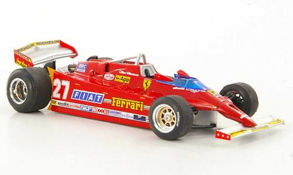 Ferrari 126 1981 1/43 Brumm 1981 CK Comprex No.27 G.Villeneuve GP USA West Trainingsfahrzeug modelauto