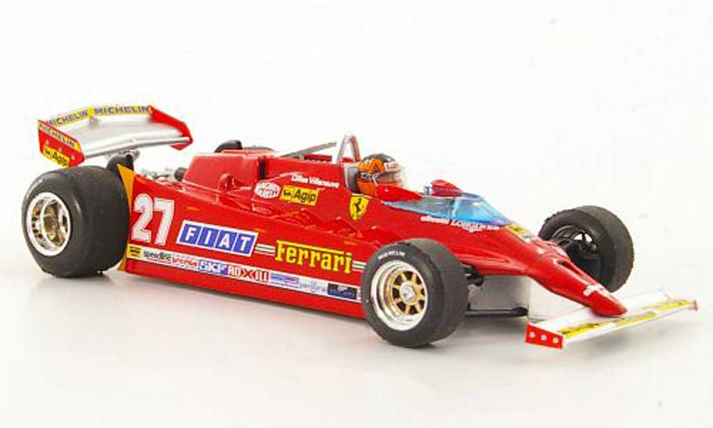 Ferrari 126 1981 1/43 Brumm 1981 CK Turbo No.27 G.Villeneuve GP USA West modelauto