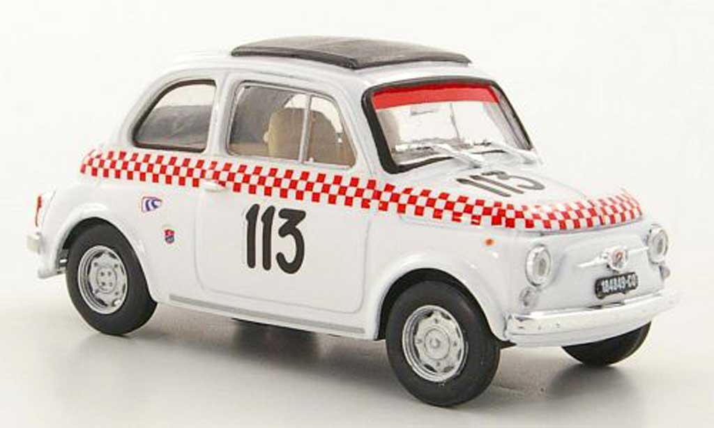 Fiat 500 1/43 Brumm Giannini TV No.113 Scuderia deLario B.Dosi Trofeo VaCamonica 1969 modelauto