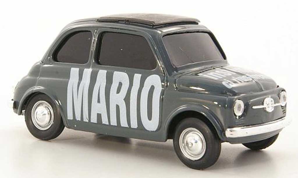 Fiat 500 1/43 Brumm 'Mario - insieme ci riusciremo'' modelauto