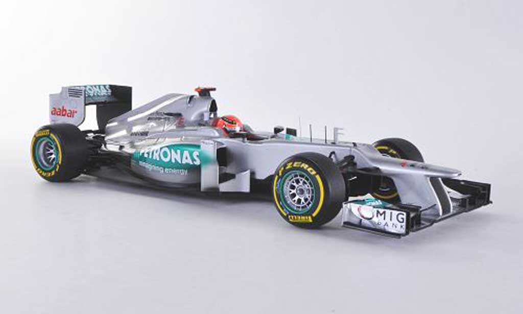 Mercedes F1 2012 1/18 Minichamps 2012 AMG W03 No.7 Petronas M.Schumacher Saison modelauto