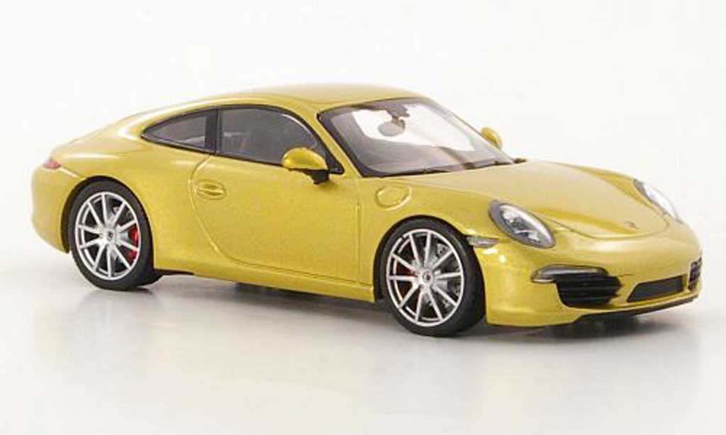 Porsche 991 S 1/43 Minichamps Carrera S gold 2011 modelauto