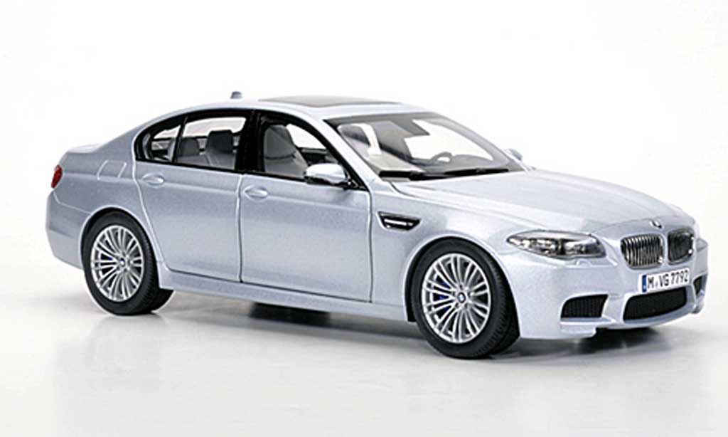Bmw M5 F10 1/18 Paragon F10 grijs metallic blauw 2012 modelauto