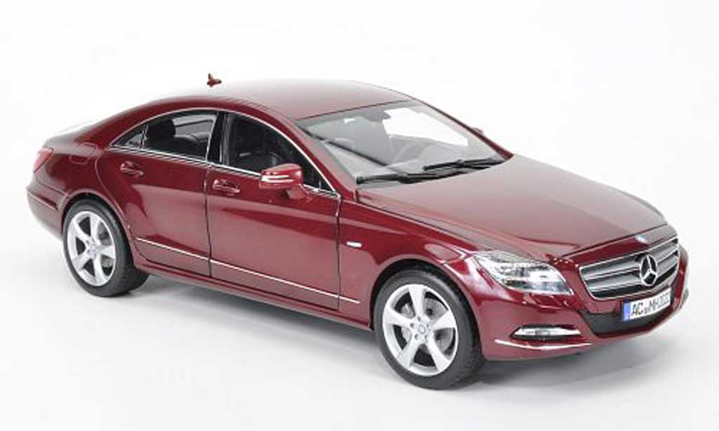 Mercedes Classe CLS 1/18 Norev 350 CGi26 rood 2010 modelauto