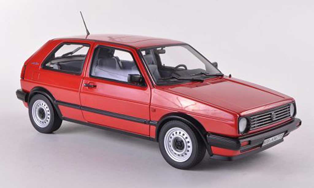 Volkswagen Golf 2 1/18 Norev 2 CL rood 1987 modelauto