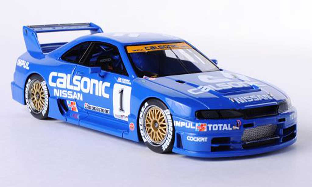 Nissan Skyline R32 1/43 HPI R32 GT-R No.1 Calsonic K.Hoshino / M.Kageyama JGTC Sendai 1995 modelauto