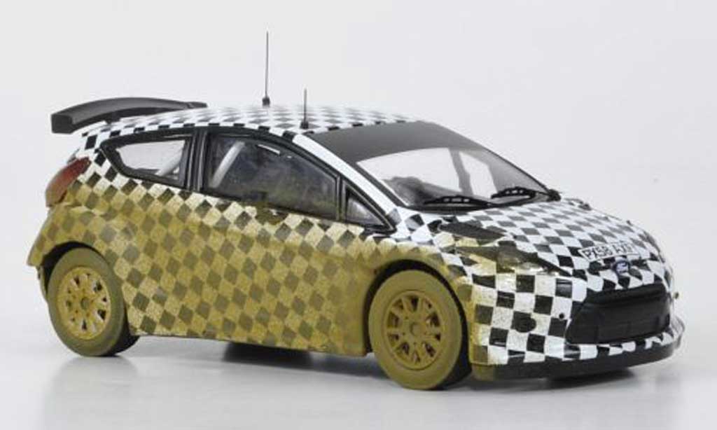 Ford Fiesta S2000 1/43 IXO S2000 M.Wilson Testfahrzeug Greystoke Forest 2009 modelauto