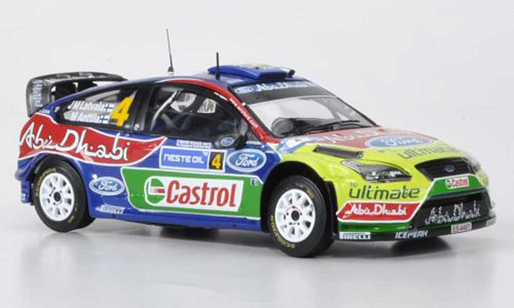 Ford Focus RS WRC 1/43 IXO RS WRC 09 No4 BP/Abu Dhabi Rally Finnland 2010 modelauto