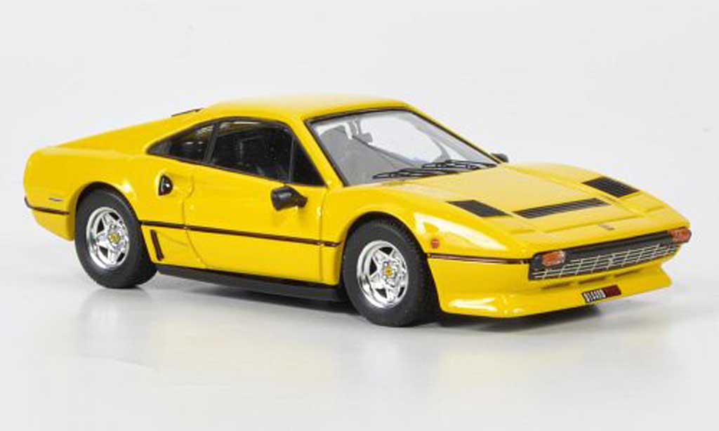 Ferrari 208 GTB 1/43 Best GTB Turbo geel 1982 modelauto