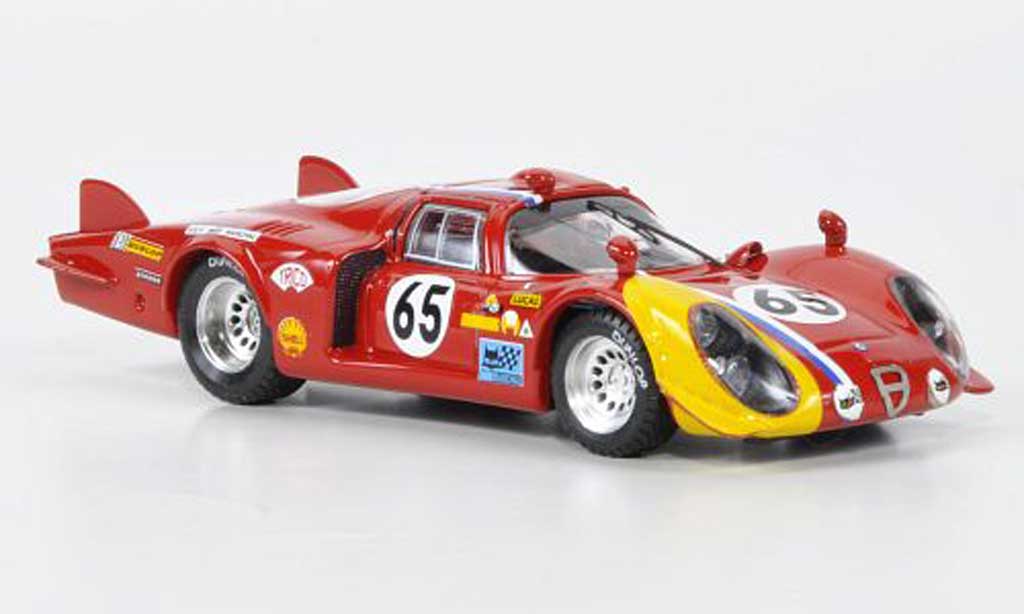 Alfa Romeo 33.2 1968 1/43 Best 1968 LM No.65 Troesch / Wendt 24h Le Mans modelauto