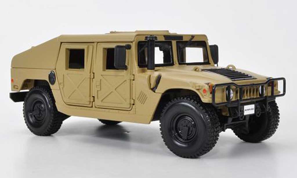 Hummer Humvee 1/18 Maisto Militarversion sand modelauto