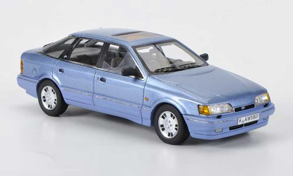 Ford Scorpio 1/43 Neo MKI blauw 1985 modelauto