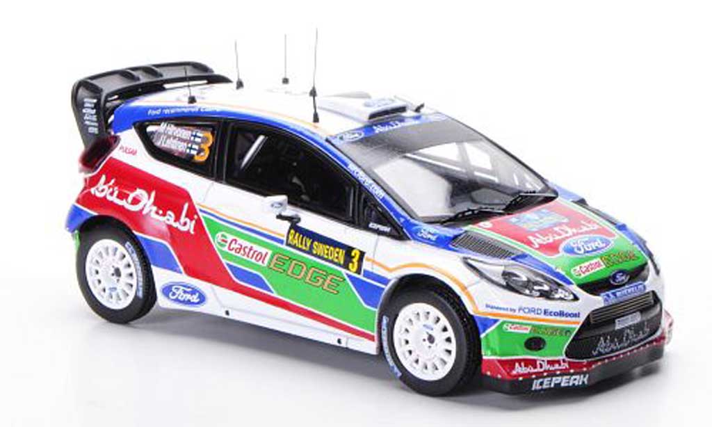 Ford Fiesta WRC 1/43 IXO WRC No.3 M.Hirvonen / J.Lehtinen Rally Schweden 2011 modelauto