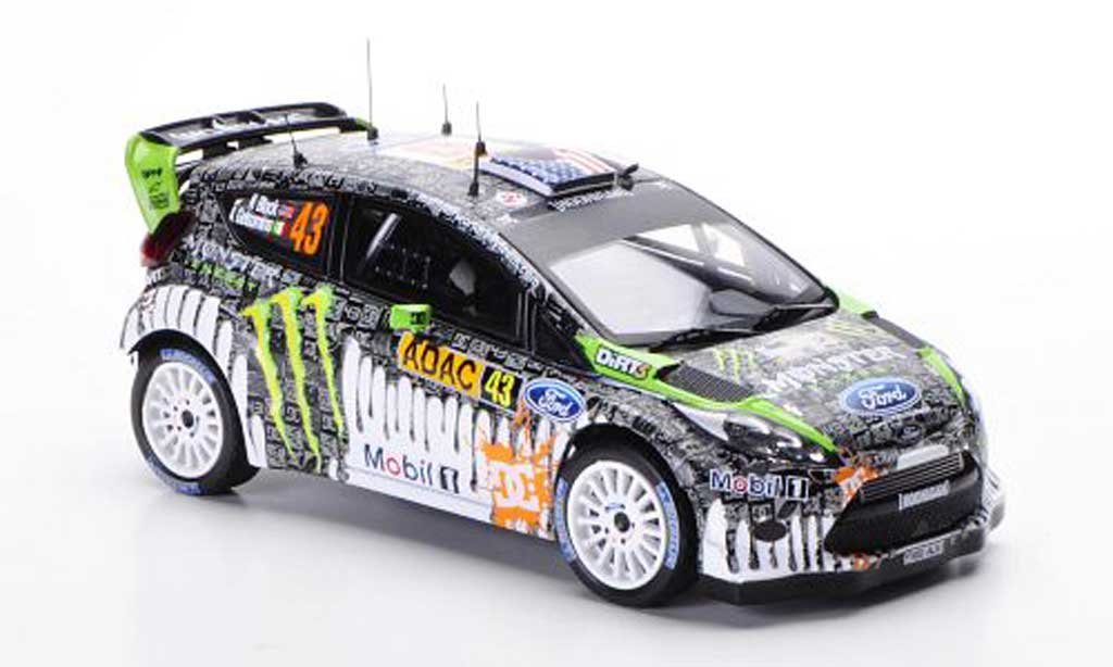 Ford Fiesta WRC 1/43 IXO WRC No.43 K.Block / A.Gelsomino Rally Deutschland 2011 modelauto