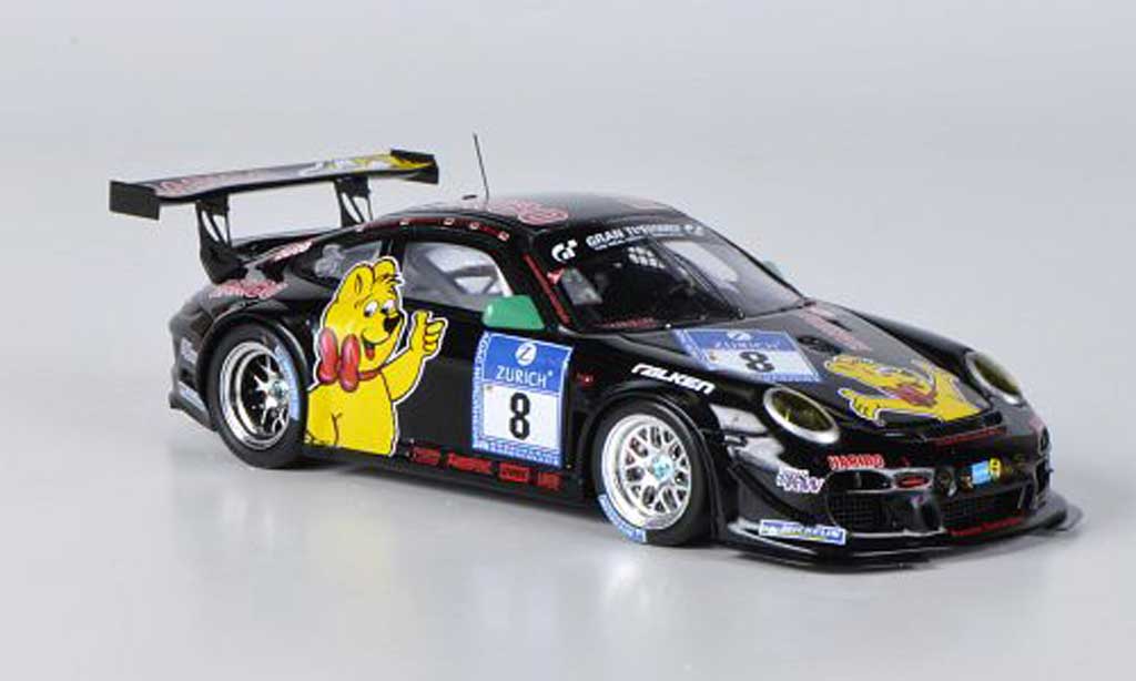 Porsche 997 GT3 1/43 Spark GT3 R 2011 No.8 Haribo 24h Nurburgring modelauto