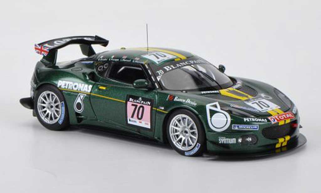 Lotus Evora 1/43 Spark No.70 E.Piscopo / G.Mansell / L.Mansell / G.Giudici 24h Spa 2011 modelauto