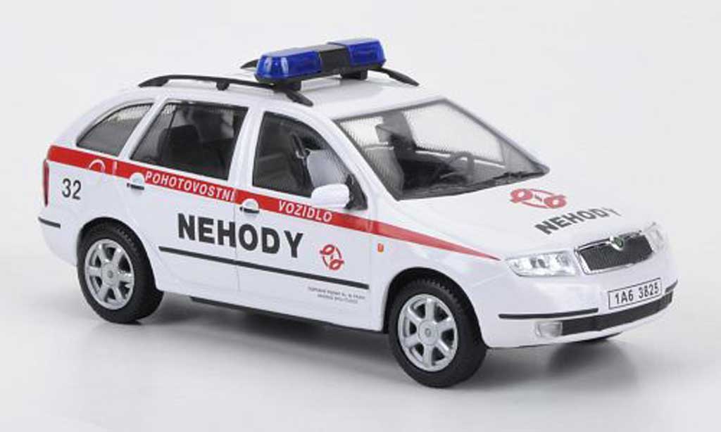 Skoda Fabia 1/43 Abrex Pohotovostni Vozidlo - Nehody 2004 modelauto