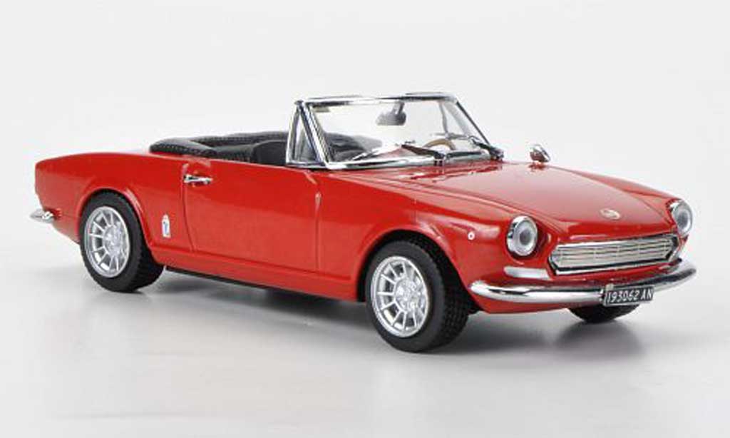 Fiat 124 Spider 1/43 Vitesse Spider AS rood modelauto