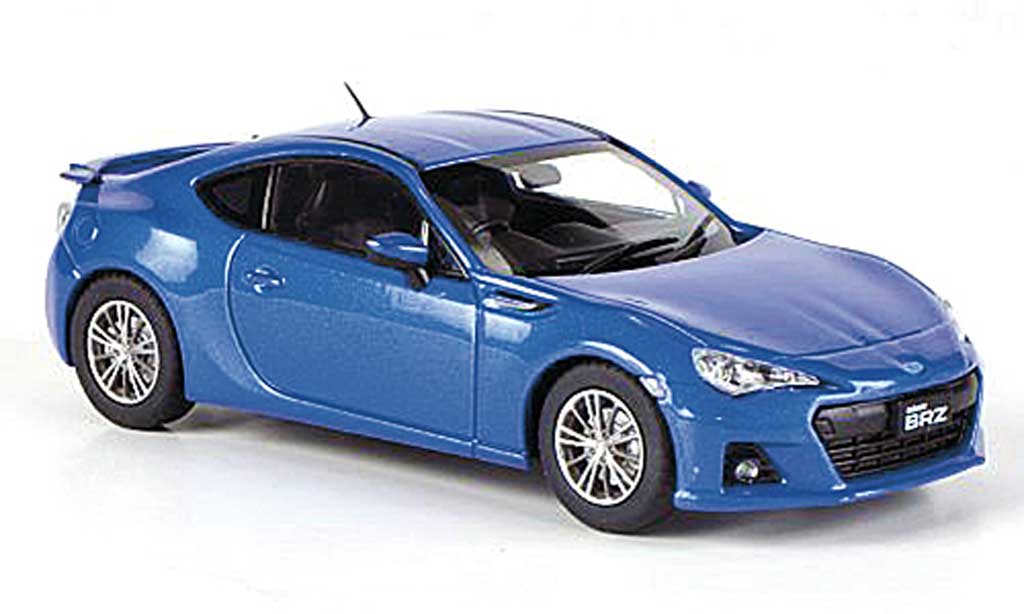 Subaru BRZ 1/43 Ebbro blauw RHD 2012 modelauto