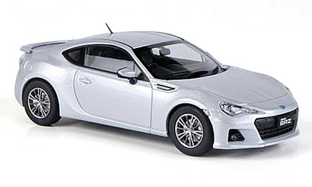 Subaru BRZ 1/43 Ebbro grijs RHD 2012 modelauto