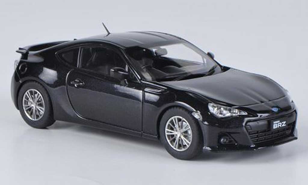 Subaru BRZ 1/43 Ebbro zwart RHD 2012 modelauto