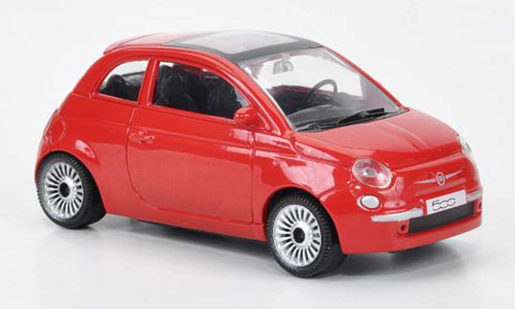 Fiat 500 1/43 Motorama rood modelauto