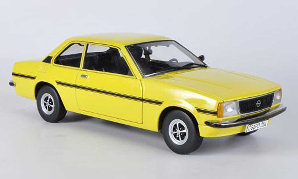 Opel Ascona B 1/18 Sun Star B SR geel 1975 modelauto
