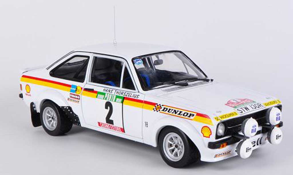 Ford Escort RS 1800 1/18 Sun Star RS 1800 B.Waldegard / H.Thorszelius No.2 Rally Portugal modelauto