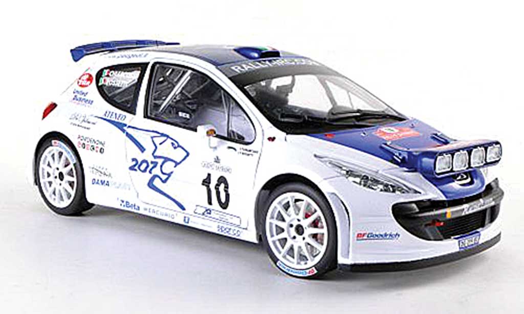Peugeot 207 S2000 1/18 Sun Star S2000 No.10 Rally Sanremo 2007 L.Rossetti/M.Chiarcossi modelauto