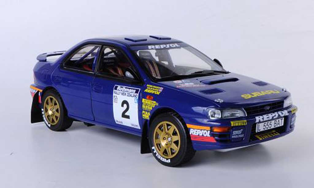 Subaru Impreza 555 1/18 Sun Star 555 No.2 Winner Rally of New Zealand 1994 C.McRae/D.Ringer modelauto