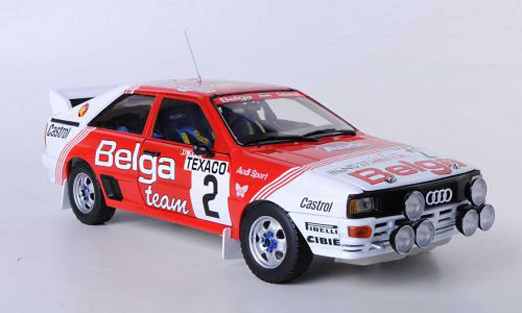 Audi Quattro 1/18 Sun Star A1 No.2 Belga Rally Boucles de Spa 1983 M.Dues/W.Lux modelauto