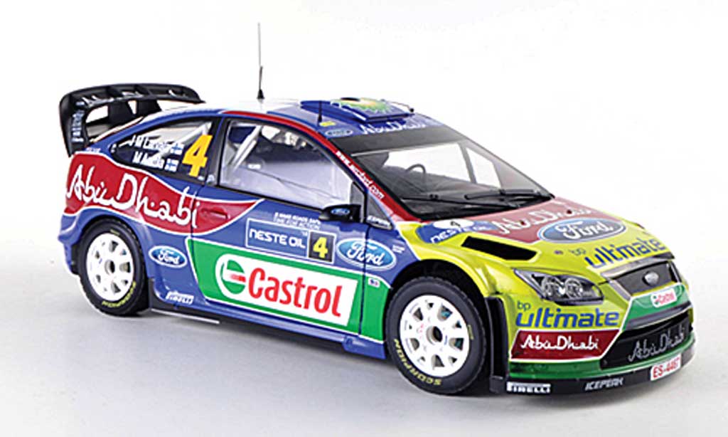 Ford Focus RS WRC 1/18 Sun Star RS WRC 09 No.4 Rally Finnland 2010 J-M.Latvala/M.Attila modelauto