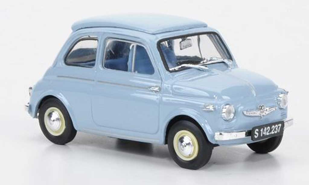 Steyr Puch 500 1/43 Brumm D blauw 1959 modelauto