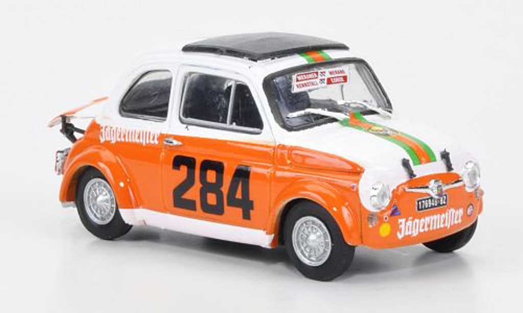 Fiat 695 1/43 Brumm SS Abarth Meran 1973 No284 J?germeister Manapace 1973 modelauto